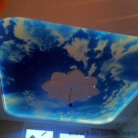 Фотопечать на натяжных потолках